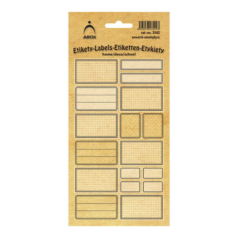 Samolepky 11,5x17cm - Etikety