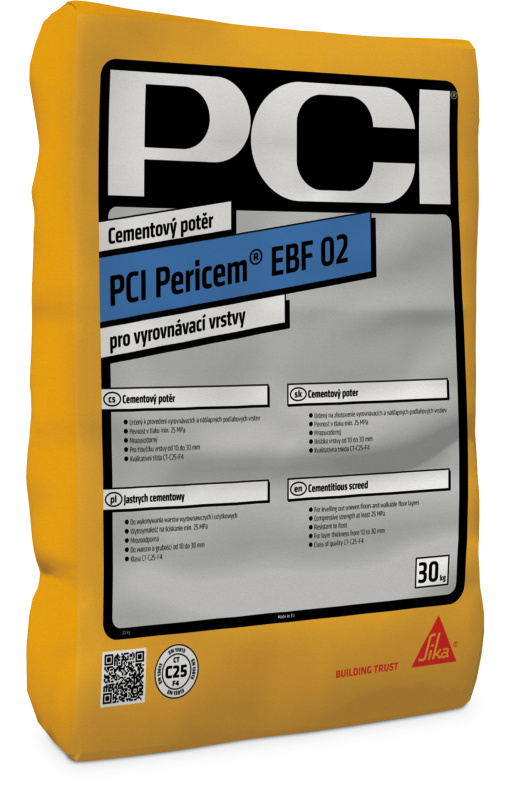 Beton potěrový jemný PCI Pericem EBF 02 30 kg