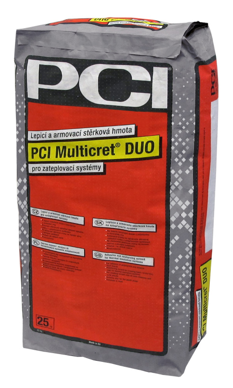 Hmota lepicí a stěrková PCI Multicret DUO 25 kg