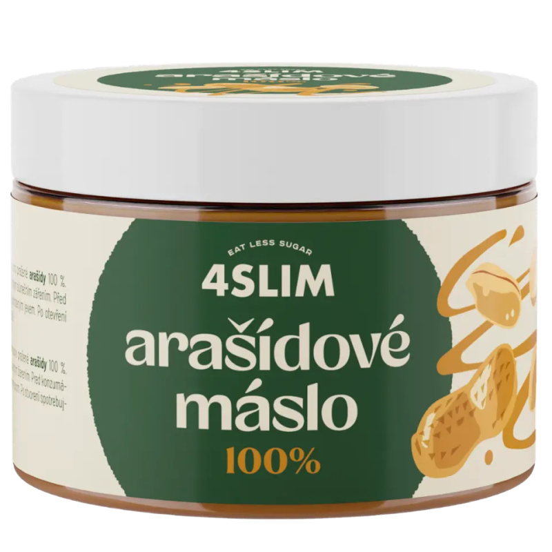 4Slim 100% arašídové máslo 500 g
