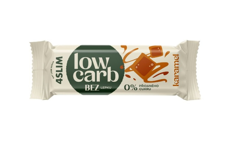4SLIM Low carb tyčinka karamel 35 g