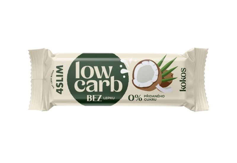 4SLIM Low carb tyčinka kokos 35 g
