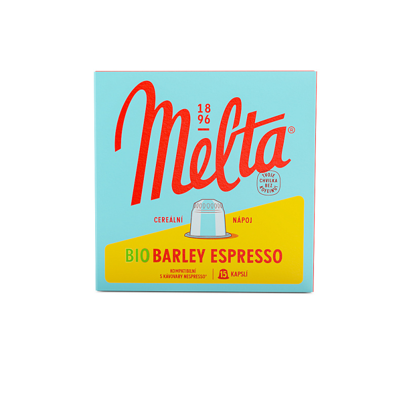 MELTA Barley espresso BIO 15 kapslí