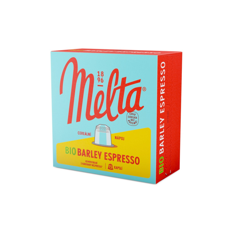MELTA Barley espresso BIO 15 kapslí