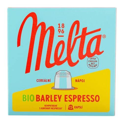 MELTA Barley espresso BIO 15 kapslí