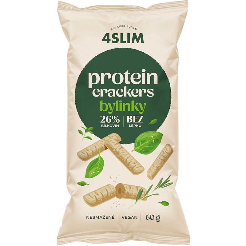 4Slim Protein Crackers 60 g - bylinky