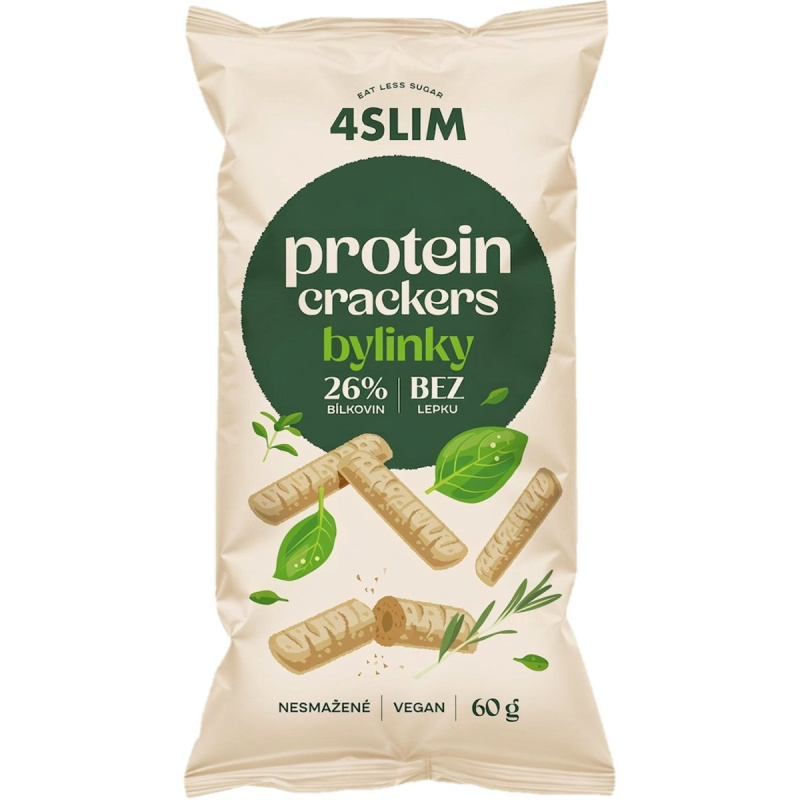 4Slim Protein Crackers 60 g - bylinky