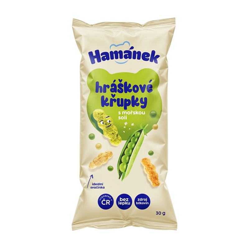 Hamánek Hráškové křupky s mořskou solí