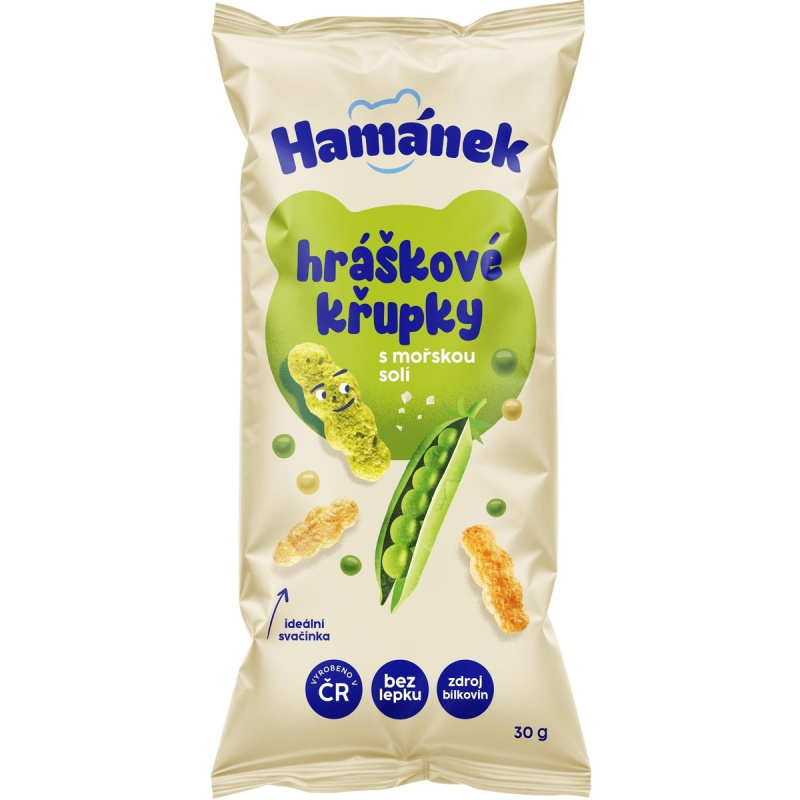 Hamánek Hráškové křupky s mořskou solí