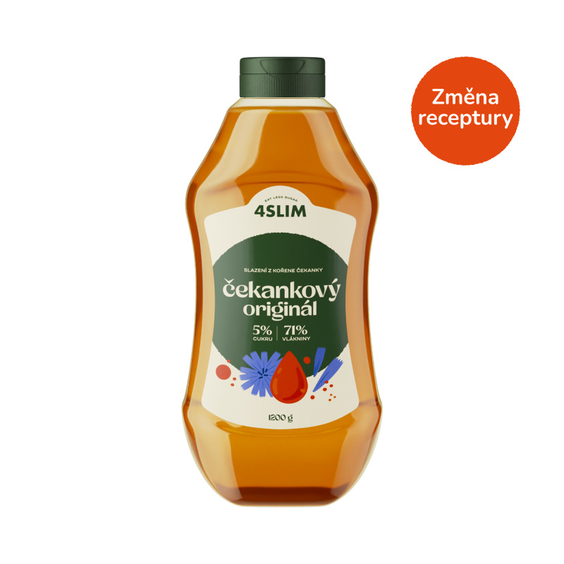 4SLIM Sirup čekankový originál 1,2 kg