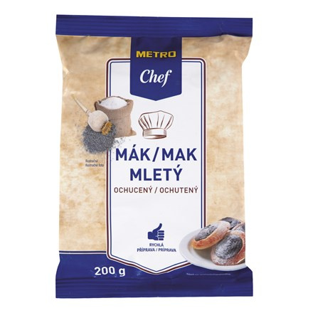 METRO Chef Mák mletý ochucený 100 % 200 g