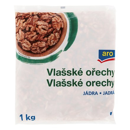 aro Vlašské ořechy jádra 1 kg fólie