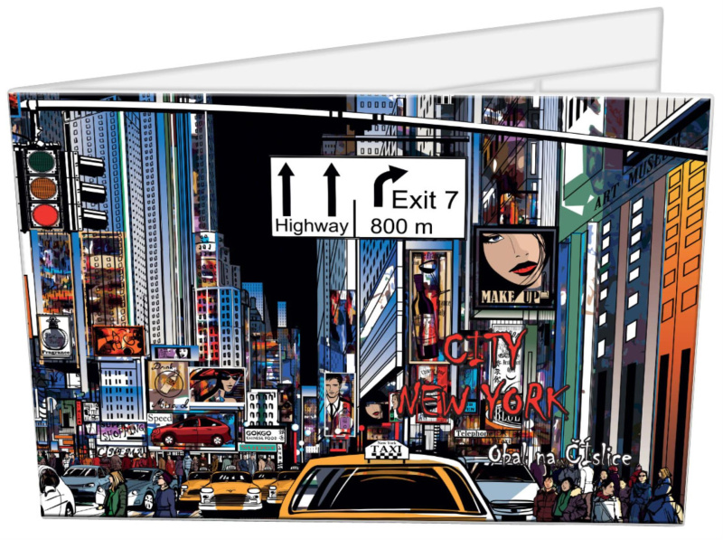 Obal na číslice - motiv NEW YORK