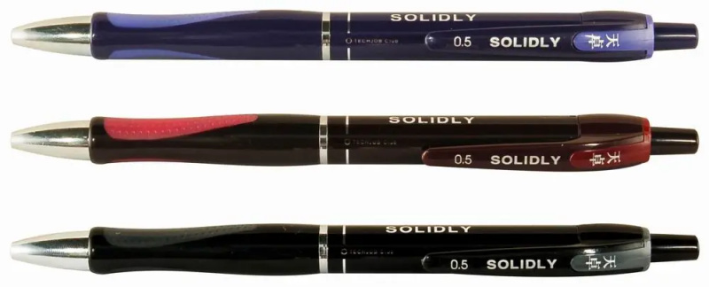 Kuličkové pero Solidly color - mix tmavých barev