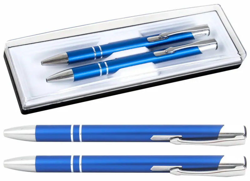 Dárková psací souprava Ving BM modrá - propiska a mikrotužka