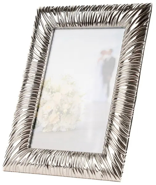 Fotorámeček kovový Nifty 03 10x15 - stříbrná