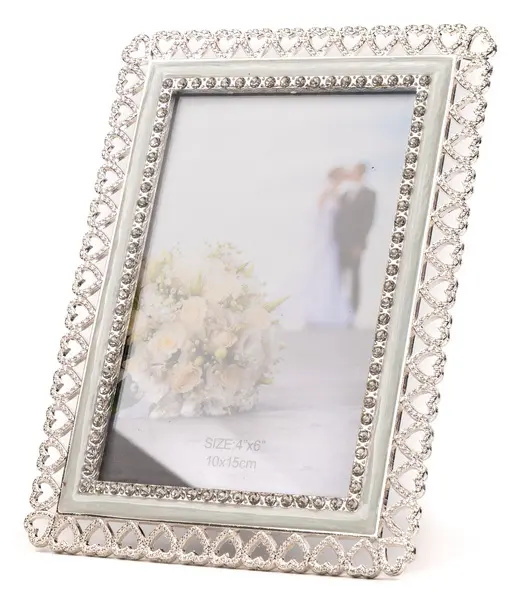 Fotorámeček kovový Nifty 05 10x15 - stříbrná