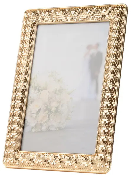 Fotorámeček kovový Nifty 06 10x15 - zlatá