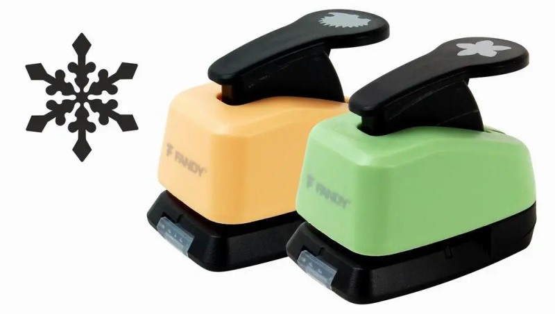 Děrovačka dekorační 16mm - Vločka 145