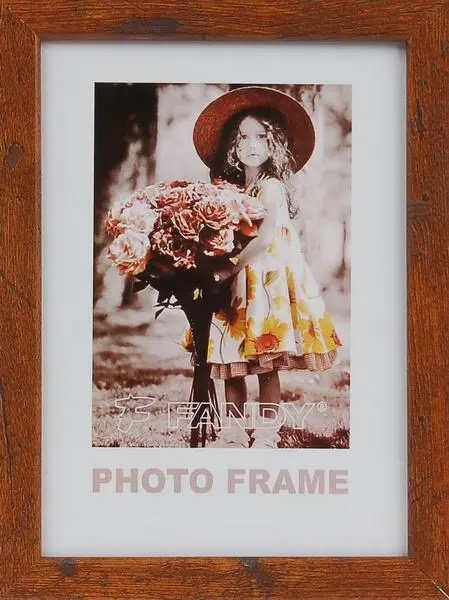Fotorámeček dřevěný Style 2 30x40 - hnědý