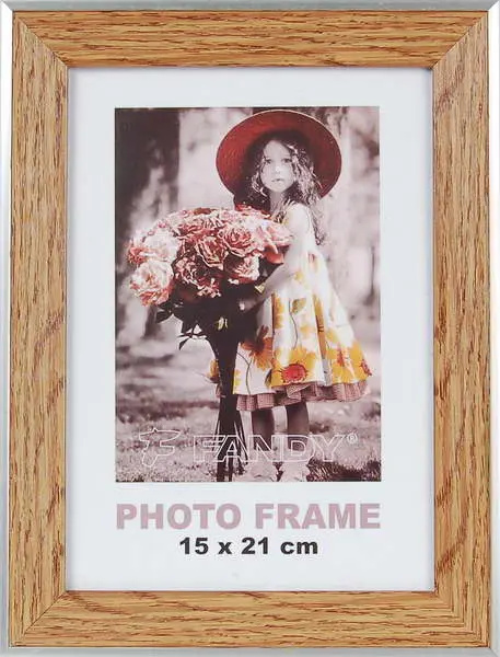 Fotorámeček Portree 15x21 - hnědý