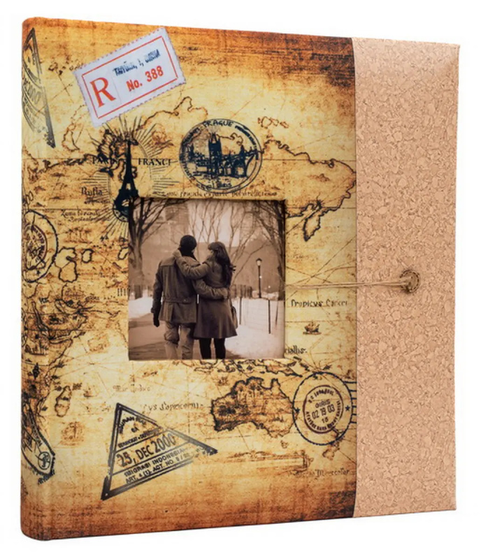 Fotoalbum klasické 60 stran, DBCL-30 Travel 6 2 žluté