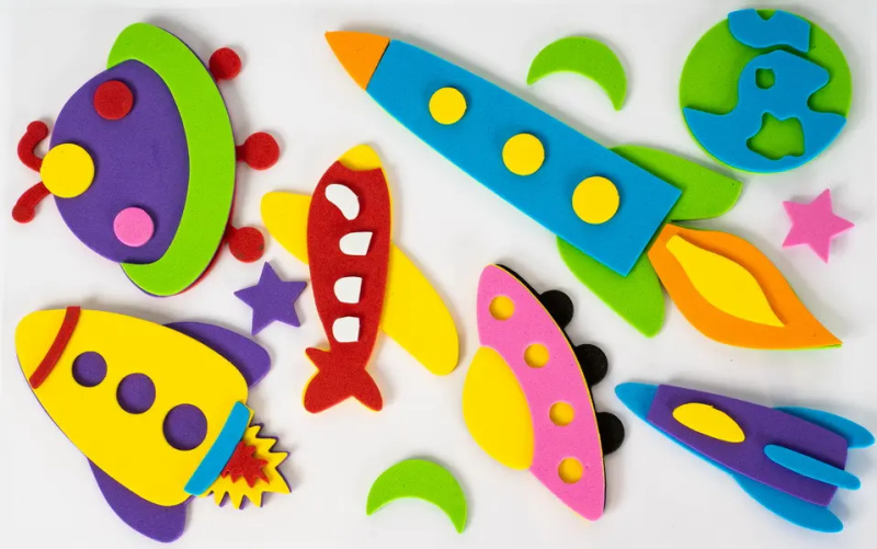 Samolepky pěnové 3D - Kosmos