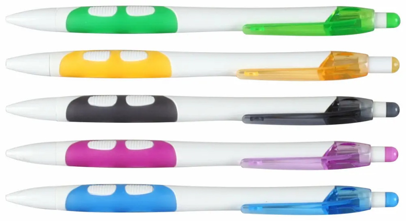 Kuličkové pero Fandy Happy White - mix barev