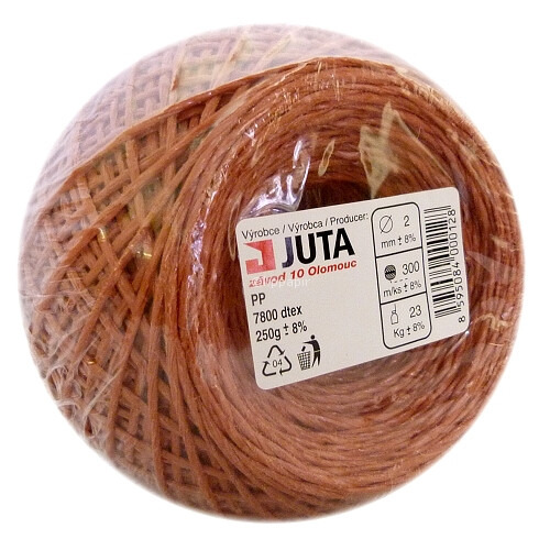 Motouz umělý Juta 7 800 dtex - 250 g, návin 300 m