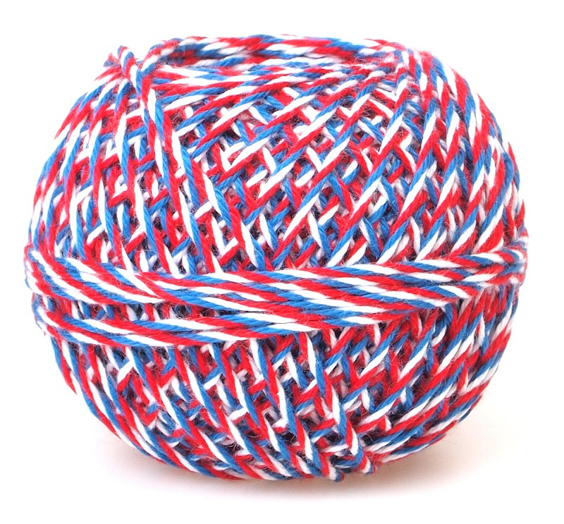 Juta Motouz trikolora - lněný 40 g