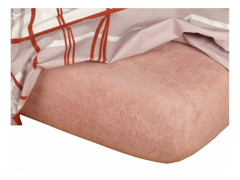 DADKA VRACOV Froté prostěradlo béžové Rozměr: 60x120x10 dětské