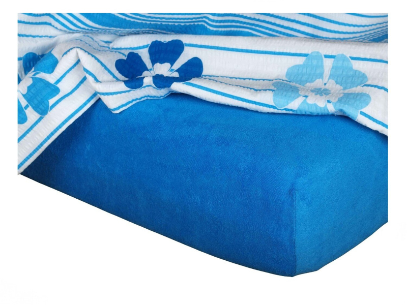 Dadka Froté prostěradlo modř královská C Varianta: Froté prostěradlo modř královská 90x200x20 cm