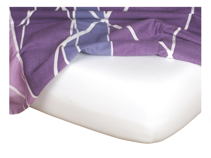 Dadka Jersey prostěradlo bílá A Varianta: Jersey prostěradlo bílá 90x200x20 cm