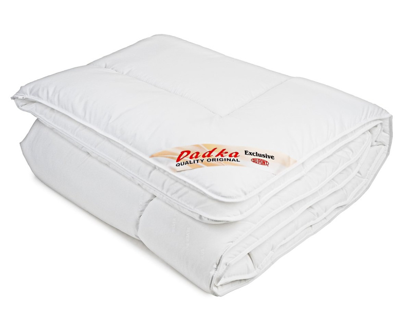 Dadka Celoroční prošívaná antibakteriální přikrývka Dadka EXCLUSIVE SILVER z dutého vlákna, bílá, 135x220cm, 2100g