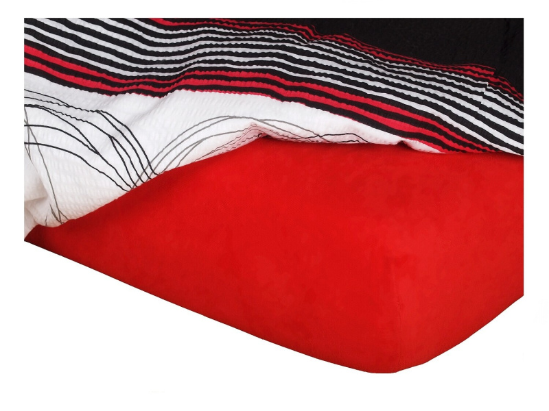 Dadka Jersey prostěradlo červená C Varianta: Jersey prostěradlo červená 90x200x20 cm