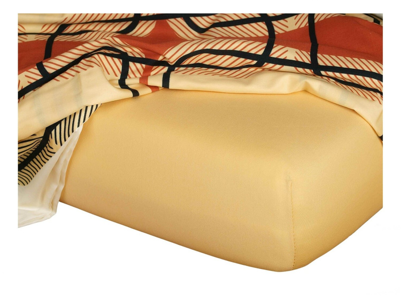 DADKA VRACOV Jersey prostěradlo okr Rozměr: 140x200x20