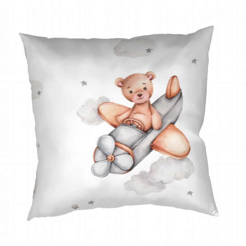 Dadka Povlak bavlna Teddy bear plane Varianta: Povlak bavlna Teddy bear plane 40x40 cm