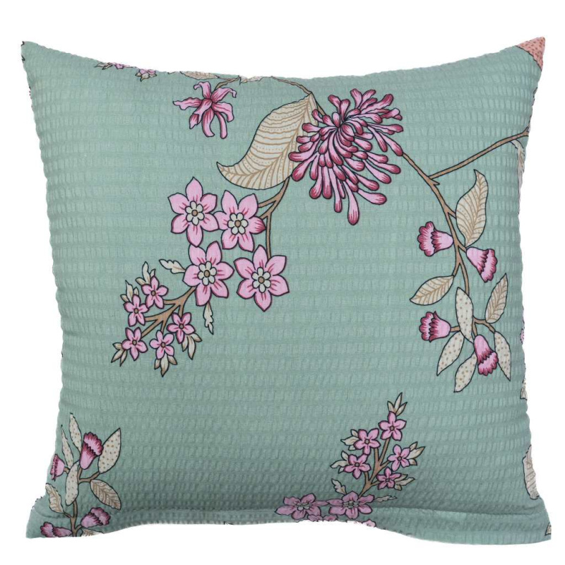 DADKA VRACOV Dadka Povlak na polštář krep Klaudie zelená Rozměr: 40x40