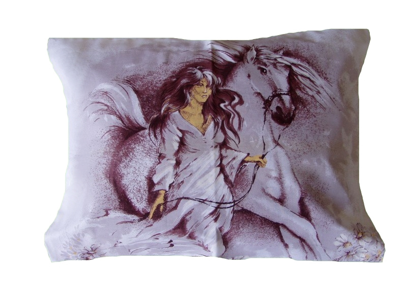 Dadka Plněný polštářek Jezdkyně 45x60 cm Varianta: Plněný polštářek Jezdkyně 45x60 cm