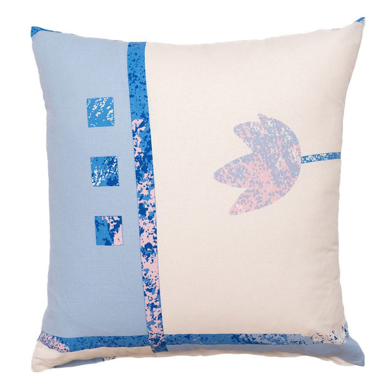 DADKA VRACOV Povlak bavlna Tulipán světle modrý Rozměr: 50x70