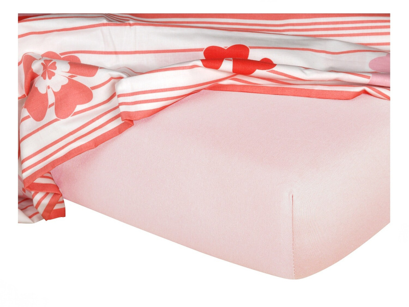 Dadka Jersey prostěradlo pudrové A Varianta: Jersey prostěradlo pudrové 90x200x20 cm