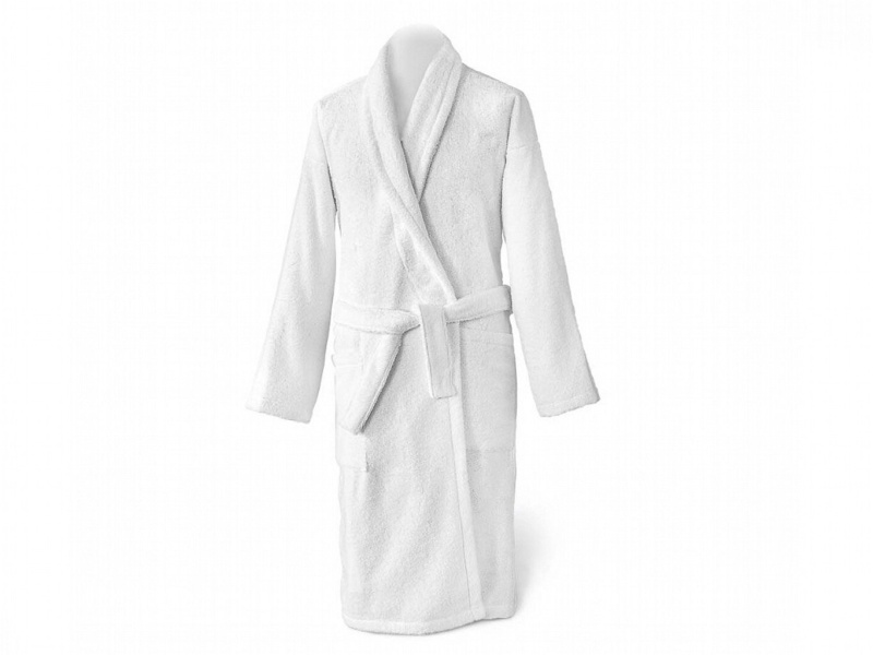 Jerry Fabrics Froté župan Jerry bílá velikost XXXL