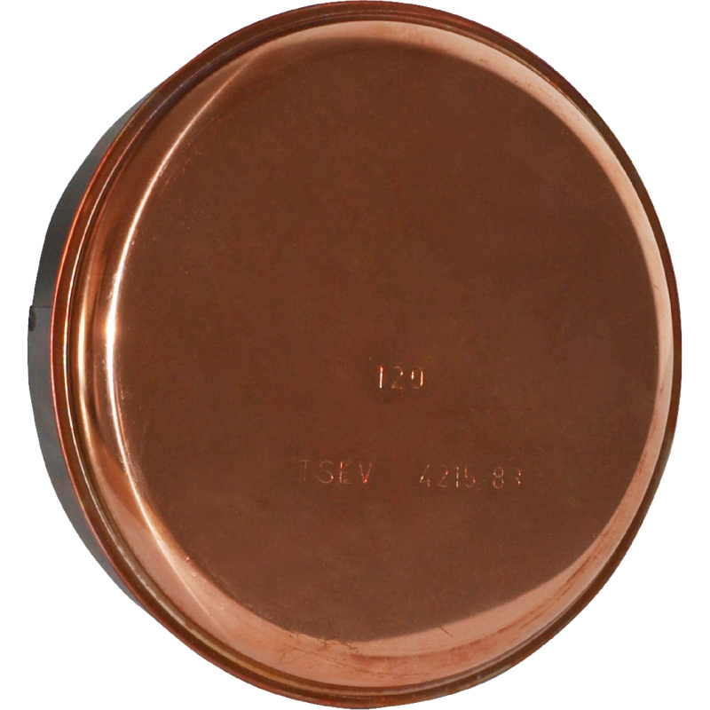 Kouřové víčko poměděné 118 mm