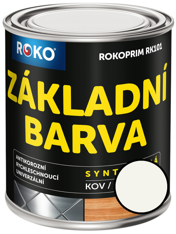 Barva základová Rokoprim RK 101 bílá, 0,75 l