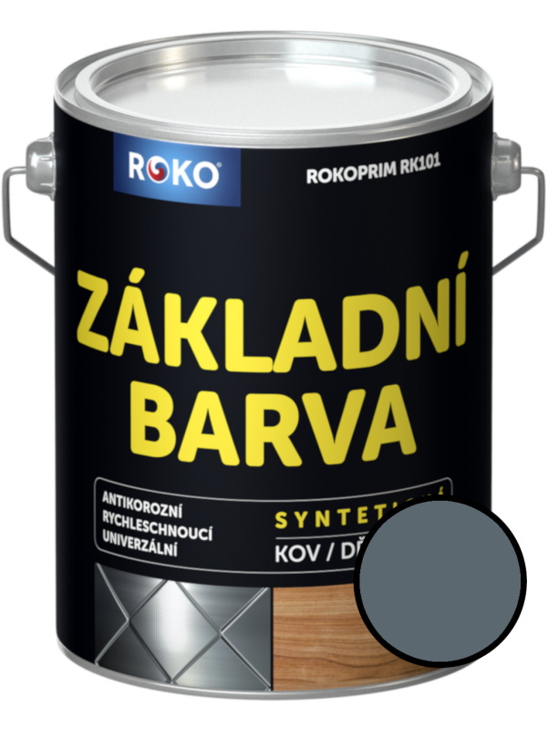 Barva základová Rokoprim RK 101 šedá 3,2 l