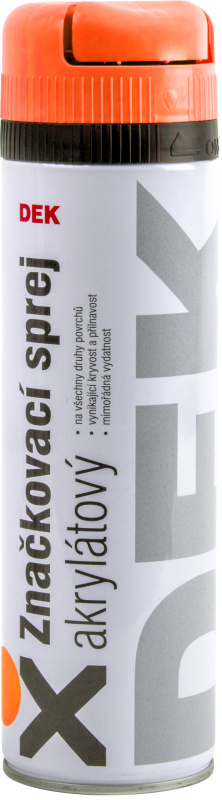 Sprej značkovací DEK oranžový, 0,5 l