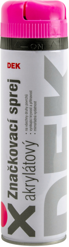 Sprej značkovací DEK růžový, 0,5 l