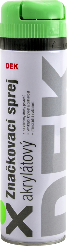 Sprej značkovací DEK zelený, 0,5 l