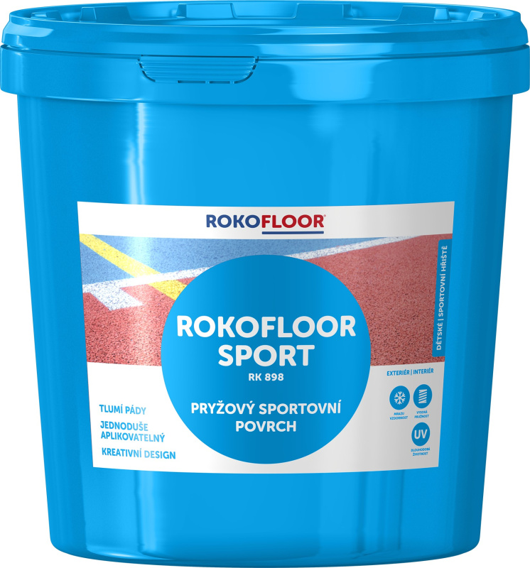 Povrch sportovní Rokofloor Sport modrý 10+2 kg