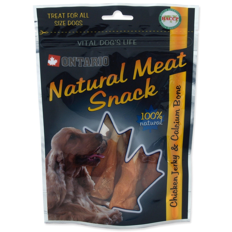 Pochoutka ONTARIO vápníková kost s kuřecím 70 g